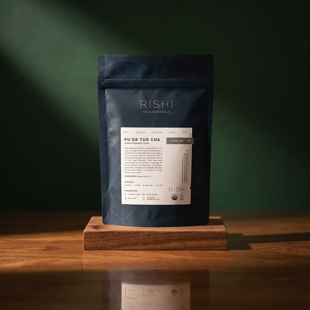 Ancient Pu'er Tuo Cha Organic Pu-erh Tea - 16oz Loose Leaf