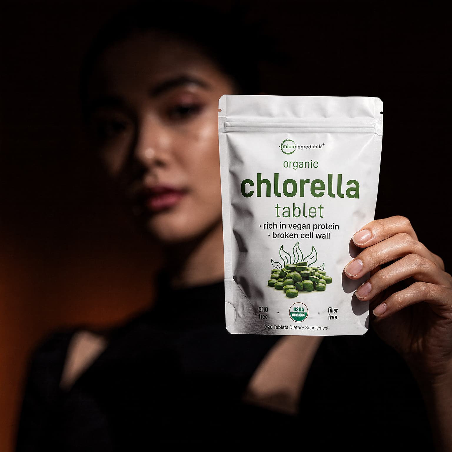 Organic Chlorella 3000mg - 720 Tablets