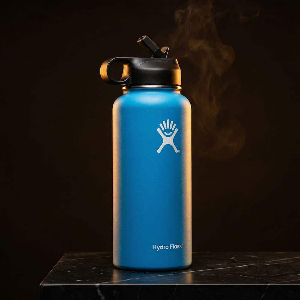 Hydro Flask 32oz Wide Mouth Water Bottle with Straw