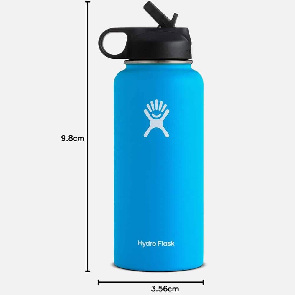 Hydro Flask 32oz Wide Mouth Water Bottle with Straw