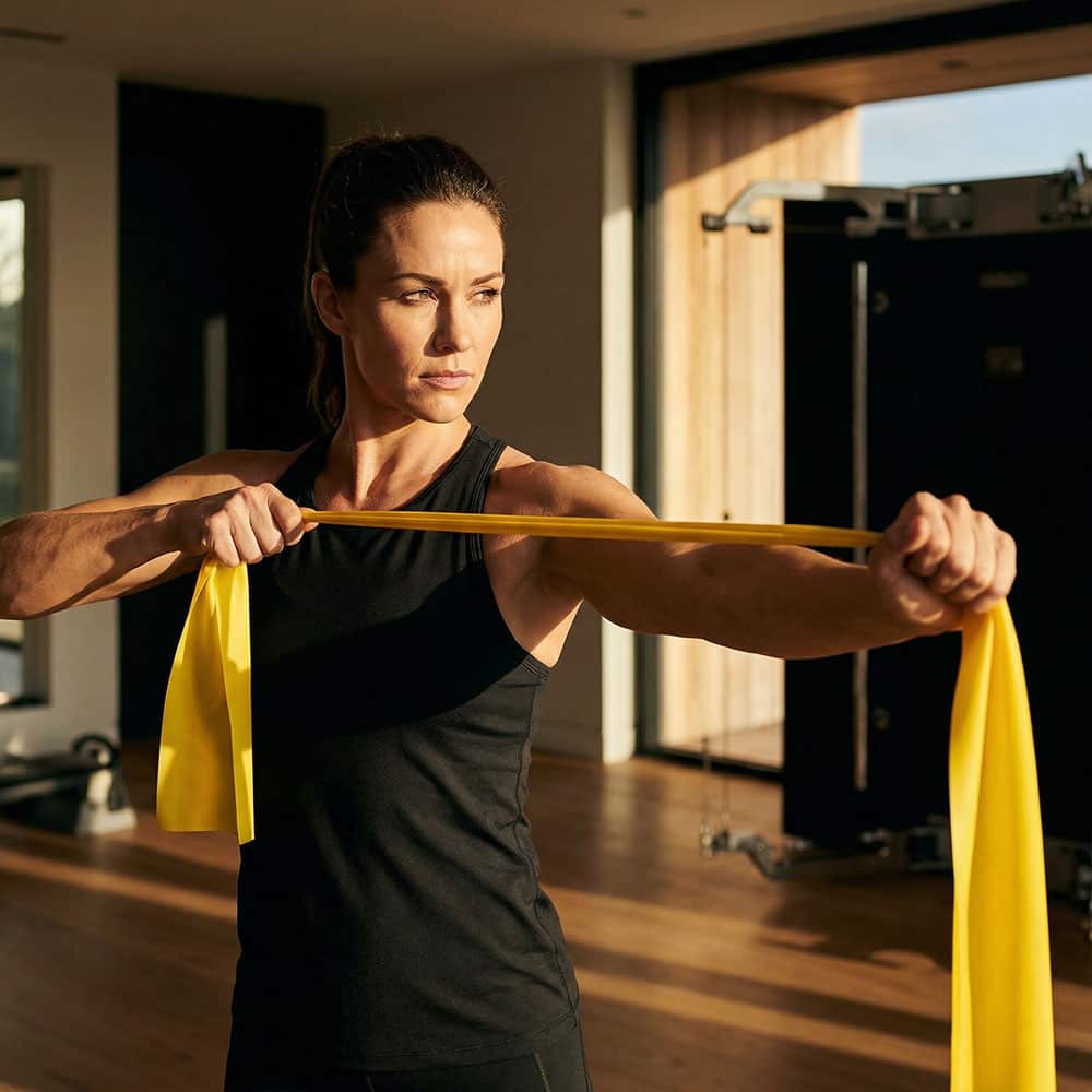 TheraBand Yellow Level 1 Light - 1 Resistance Band (5 ft)