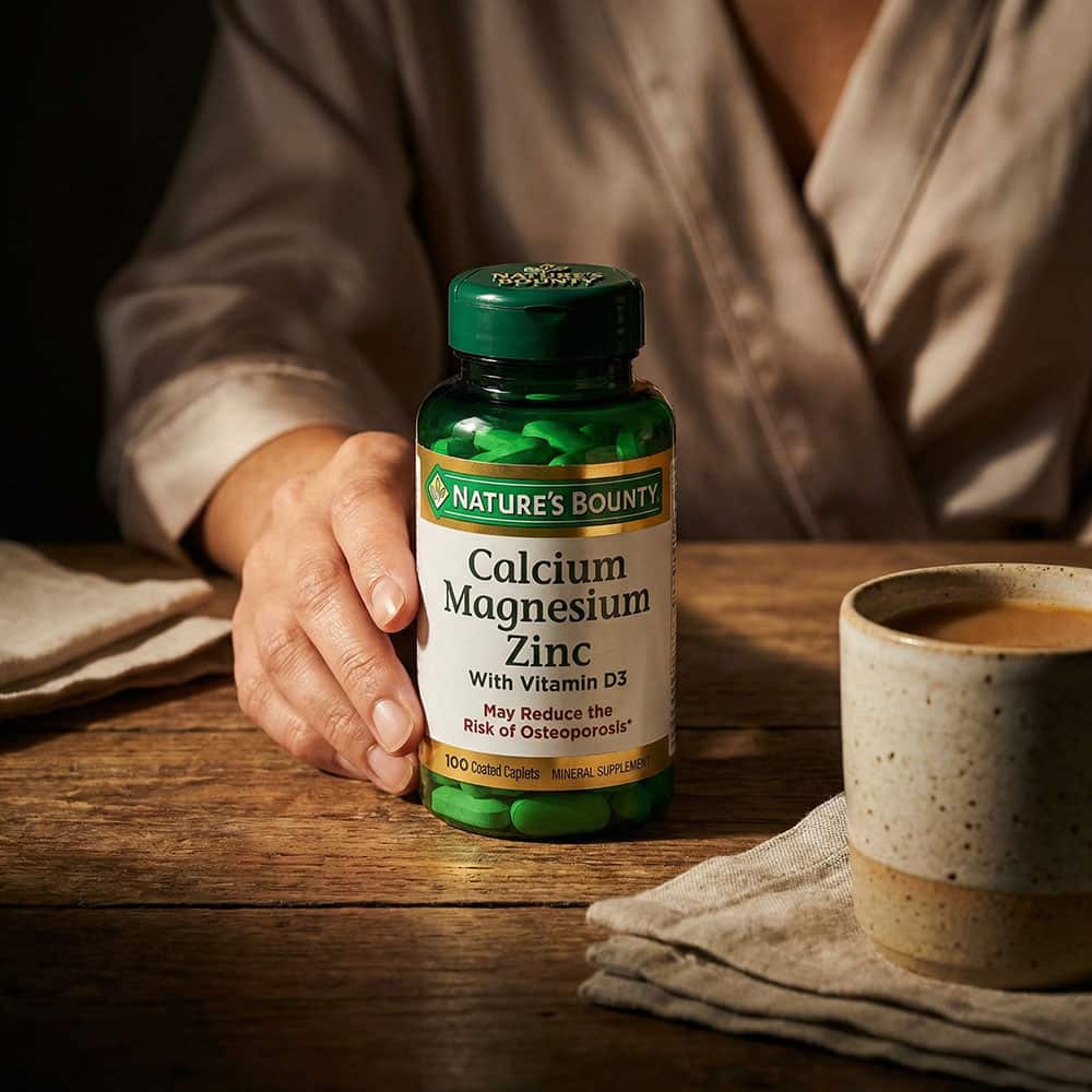 Calcium Magnesium Zinc with Vitamin D3 - 100 Caplets