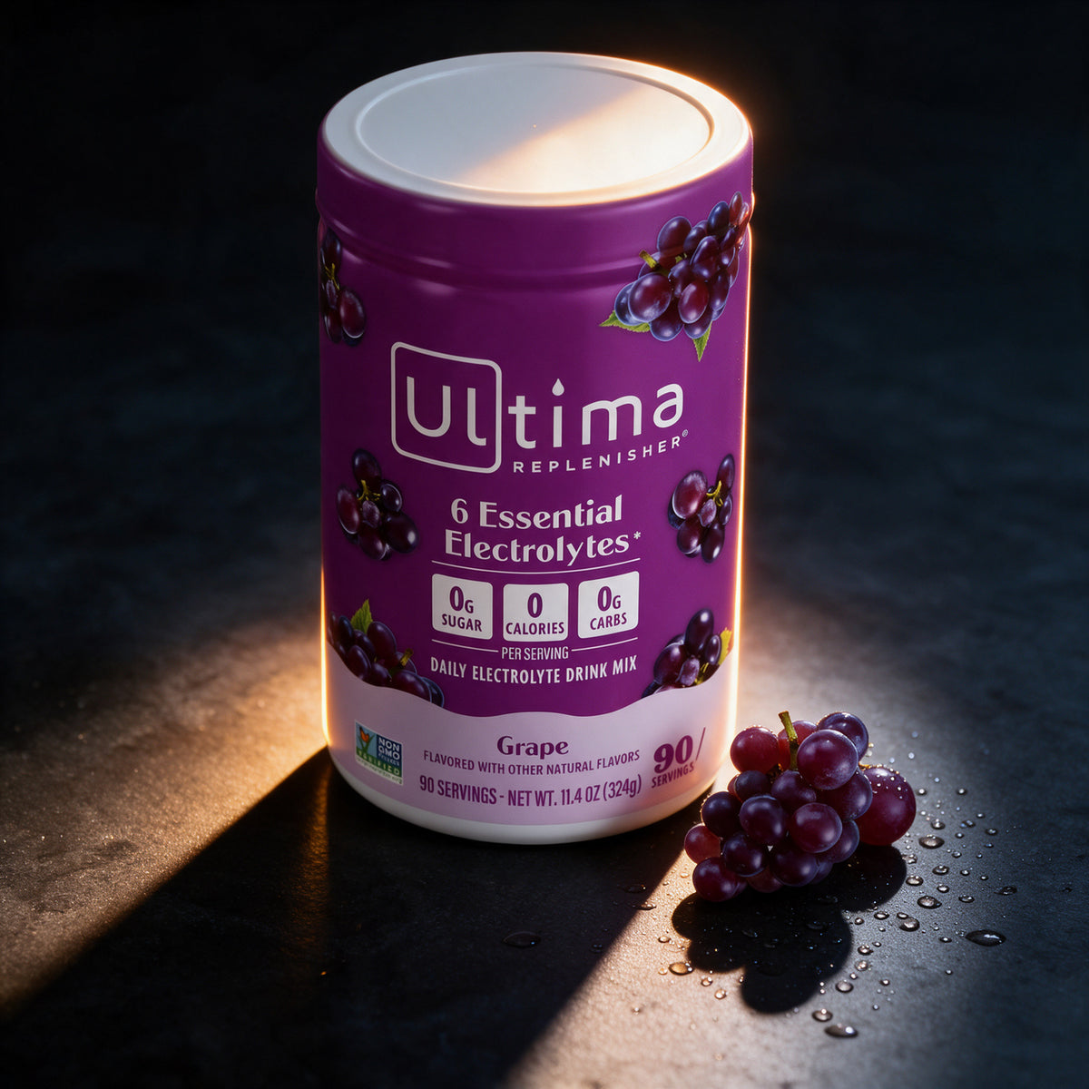 Ultima Replenisher - Daily Electrolyte Powder - Grape - 90 Servings