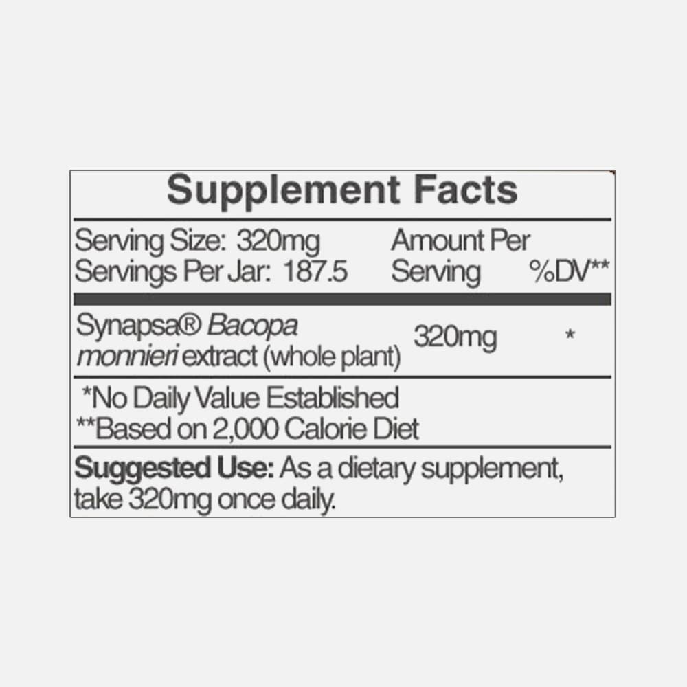 Synapsa Bacopa Monnieri 60g - Powder Extract