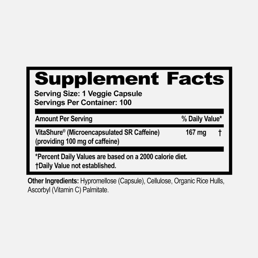 Genius Caffeine 100mg - 100 Capsules