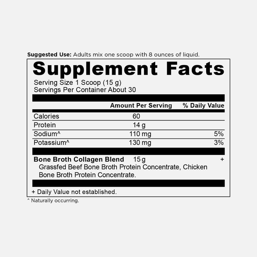 Bone Broth Collagen Pure - 450g Powder