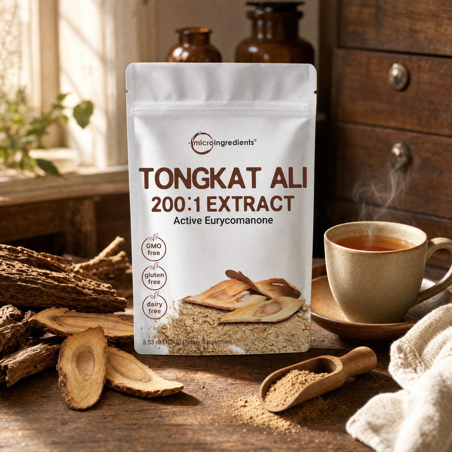Tongkat Ali Extract 200:1 - 100g Powder