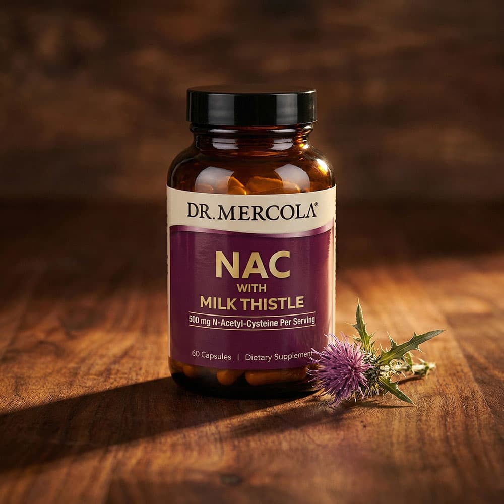 NAC with Milk Thistle 500mg - 60 Capsules