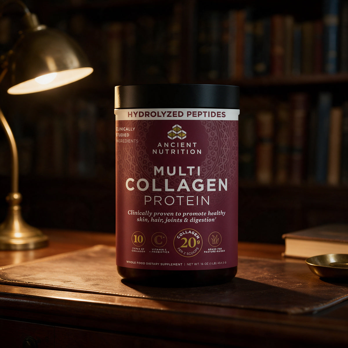 Ancient Nutrition - Multi Collagen + Probiotics - Unflavored - 45 Servings