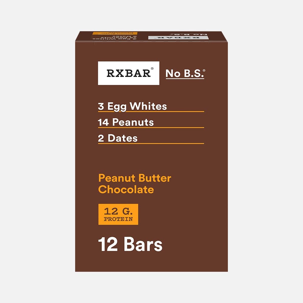 RXBAR Chocolate Peanut Butter Protein Bar - 12 Bars
