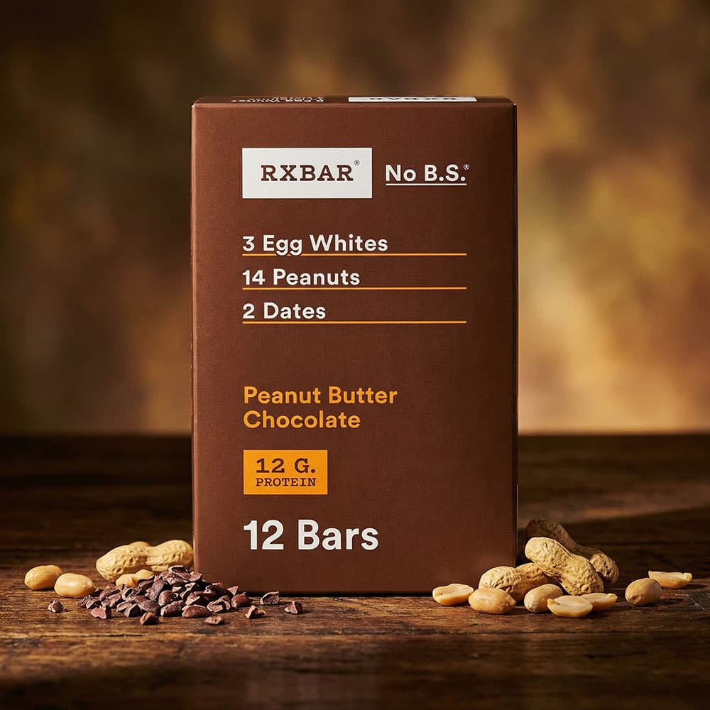 RXBAR Chocolate Peanut Butter Protein Bar - 12 Bars