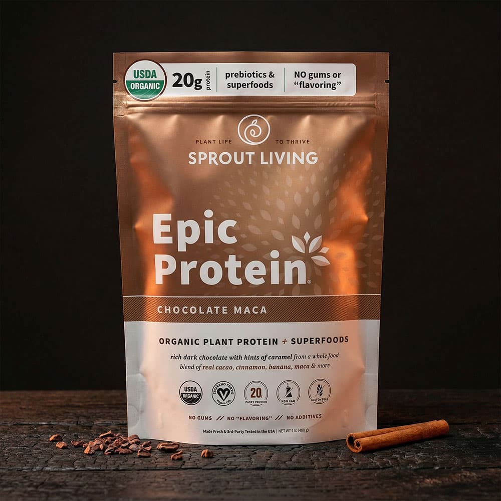 Epic Protein Chocolate Maca 20g - 12 Servings Powder