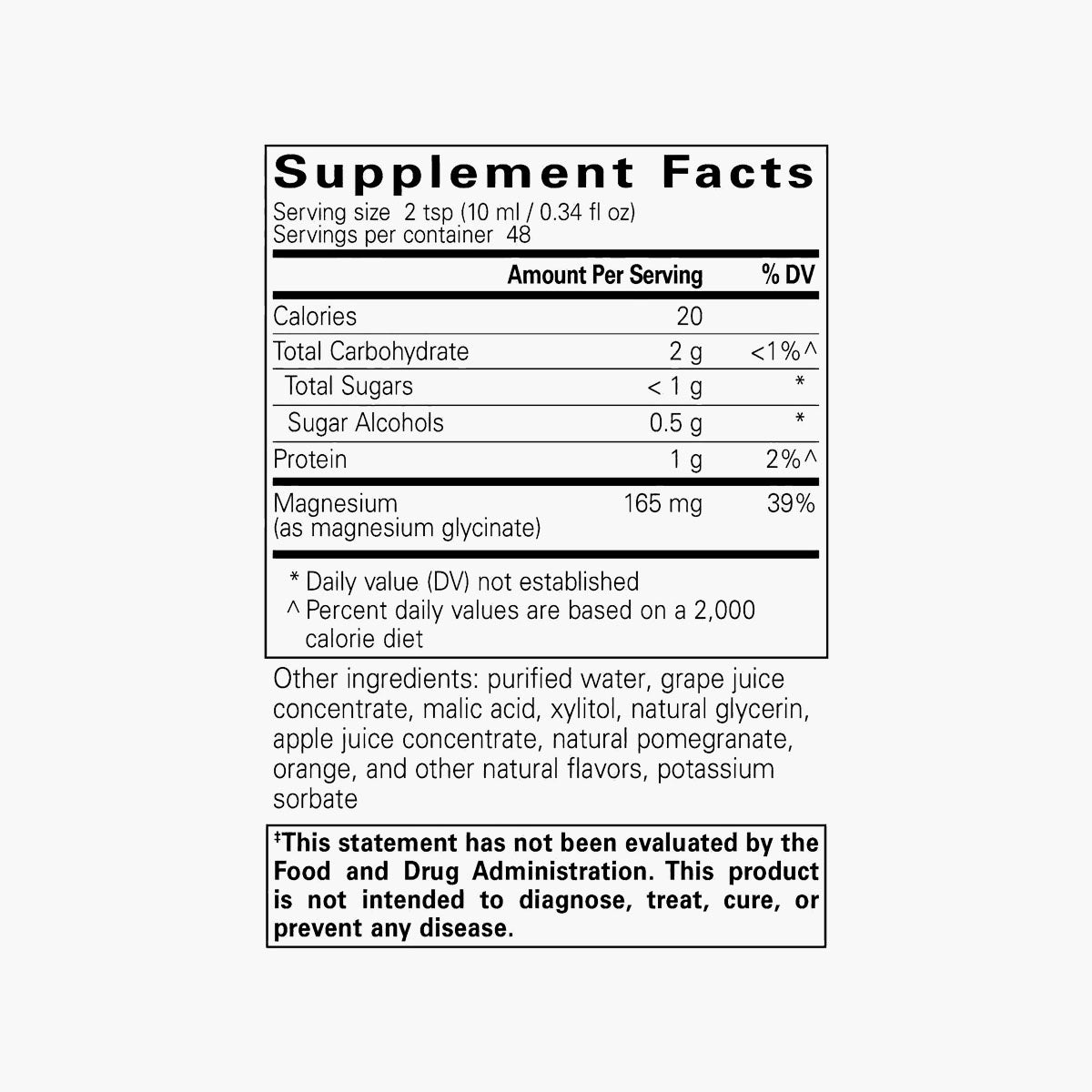 Magnesium Glycinate Liquid