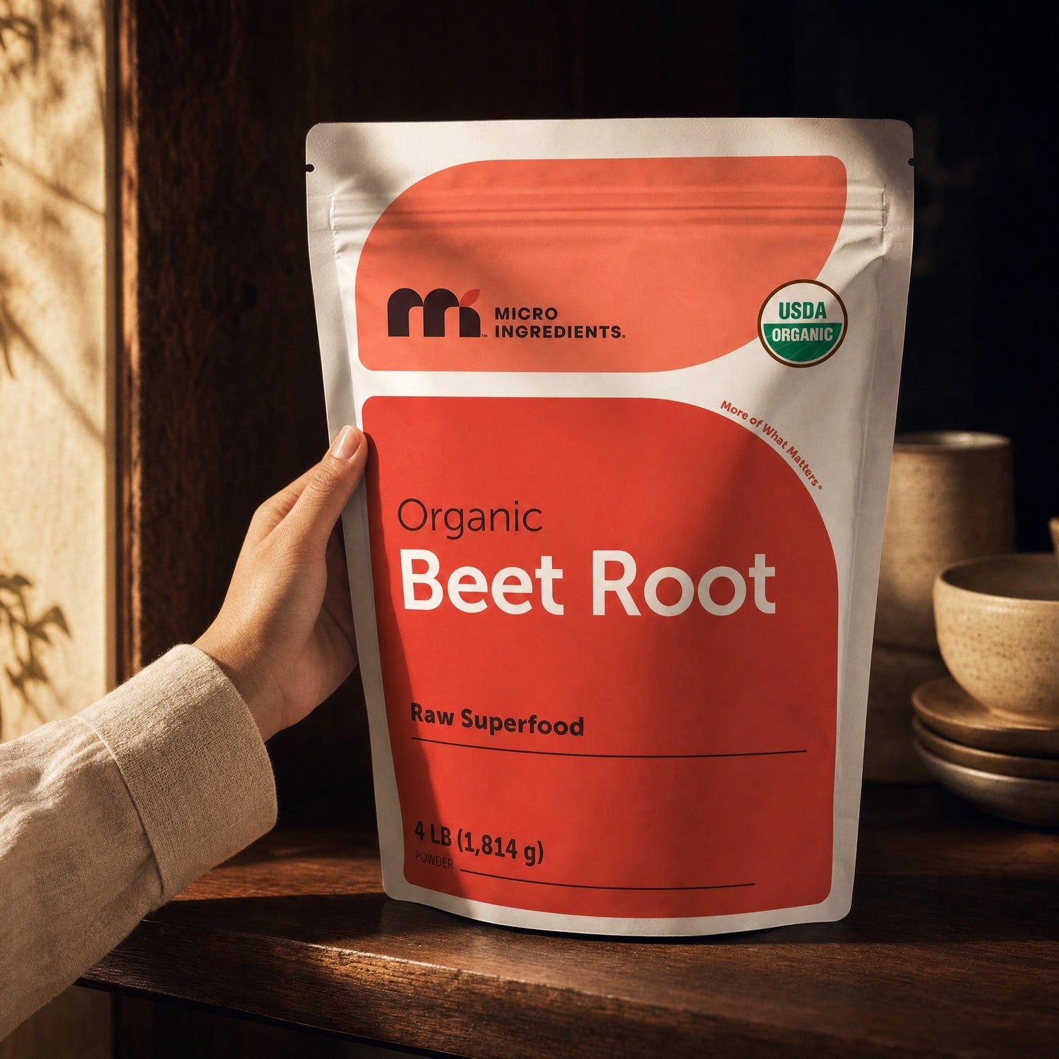 Organic Beet Root Powder 3.5g - 4 lb Powder