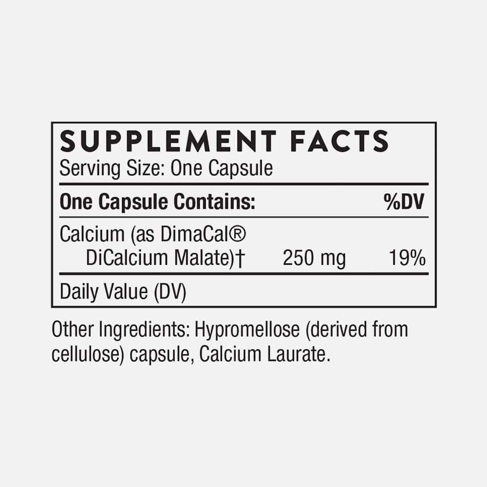 Calcium (DimaCal) 200mg - 120 Capsules