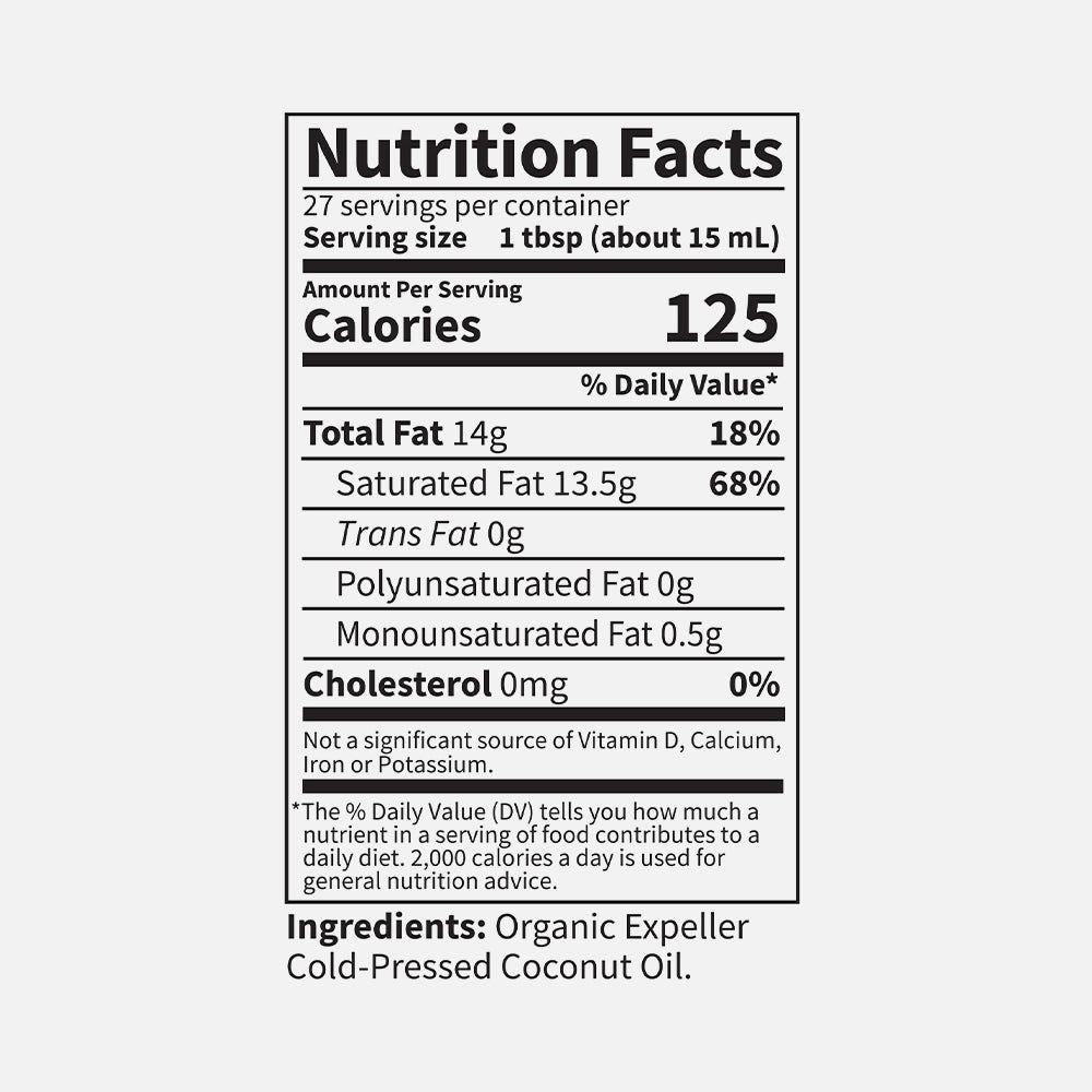 Raw Extra Virgin Coconut Oil 14 fl oz - Organic