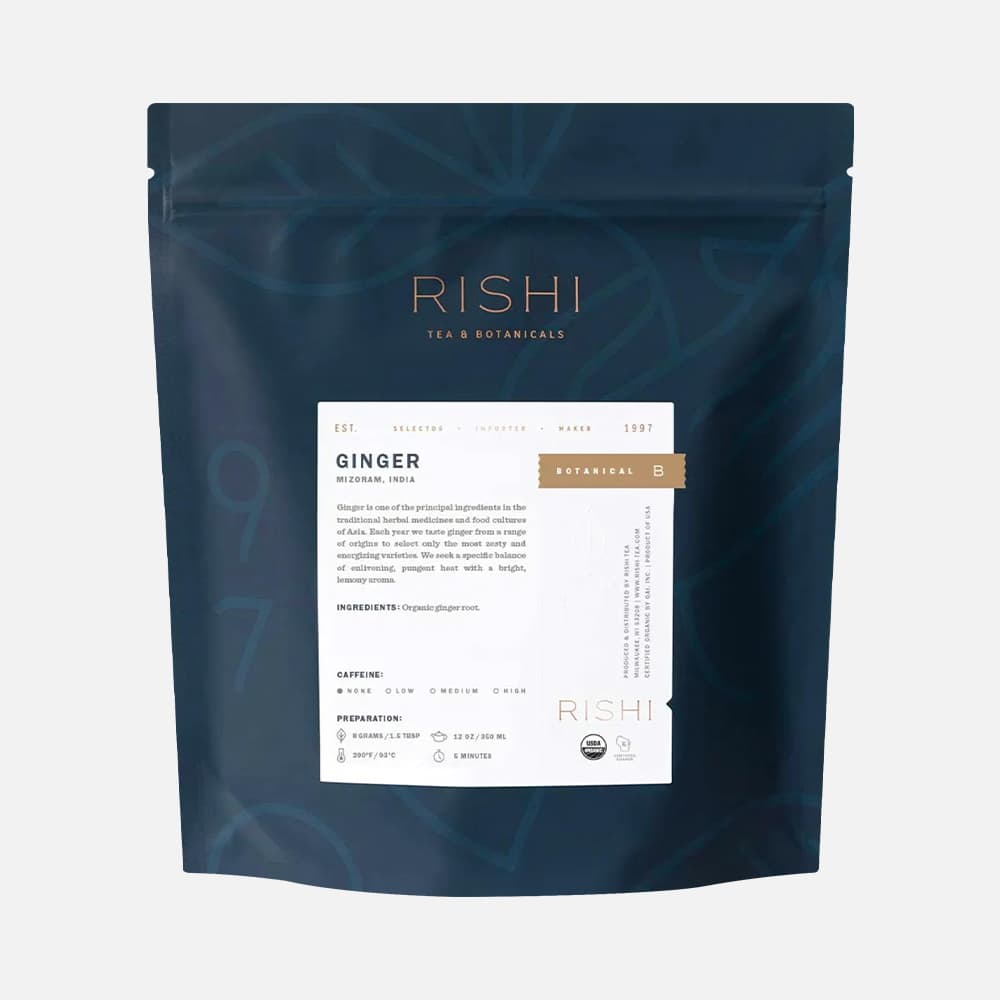 Ginger Herbal Tea Organic - 16oz Loose Leaf