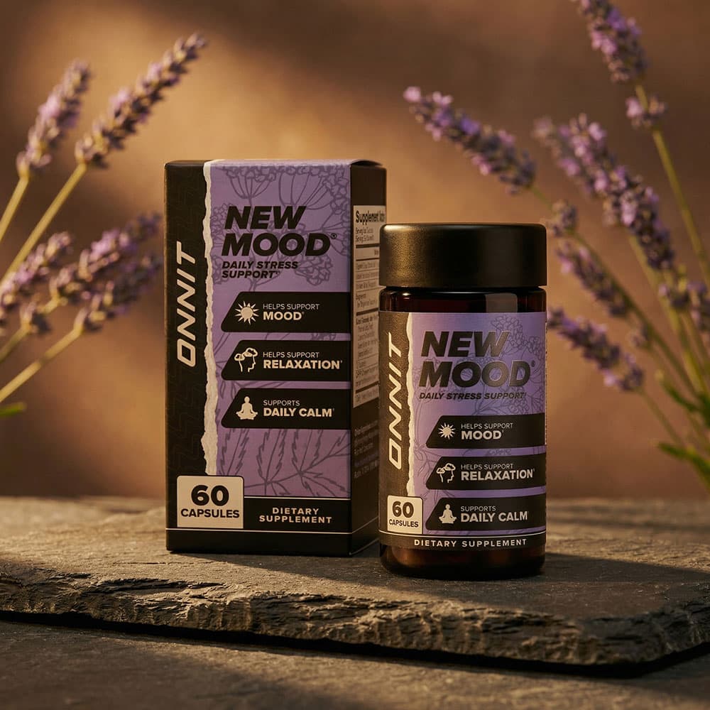 ONNIT New Mood Daily Stress Support - 60 Capsules