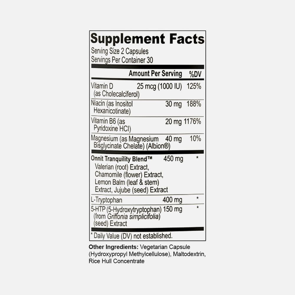 ONNIT New Mood Daily Stress Support - 60 Capsules