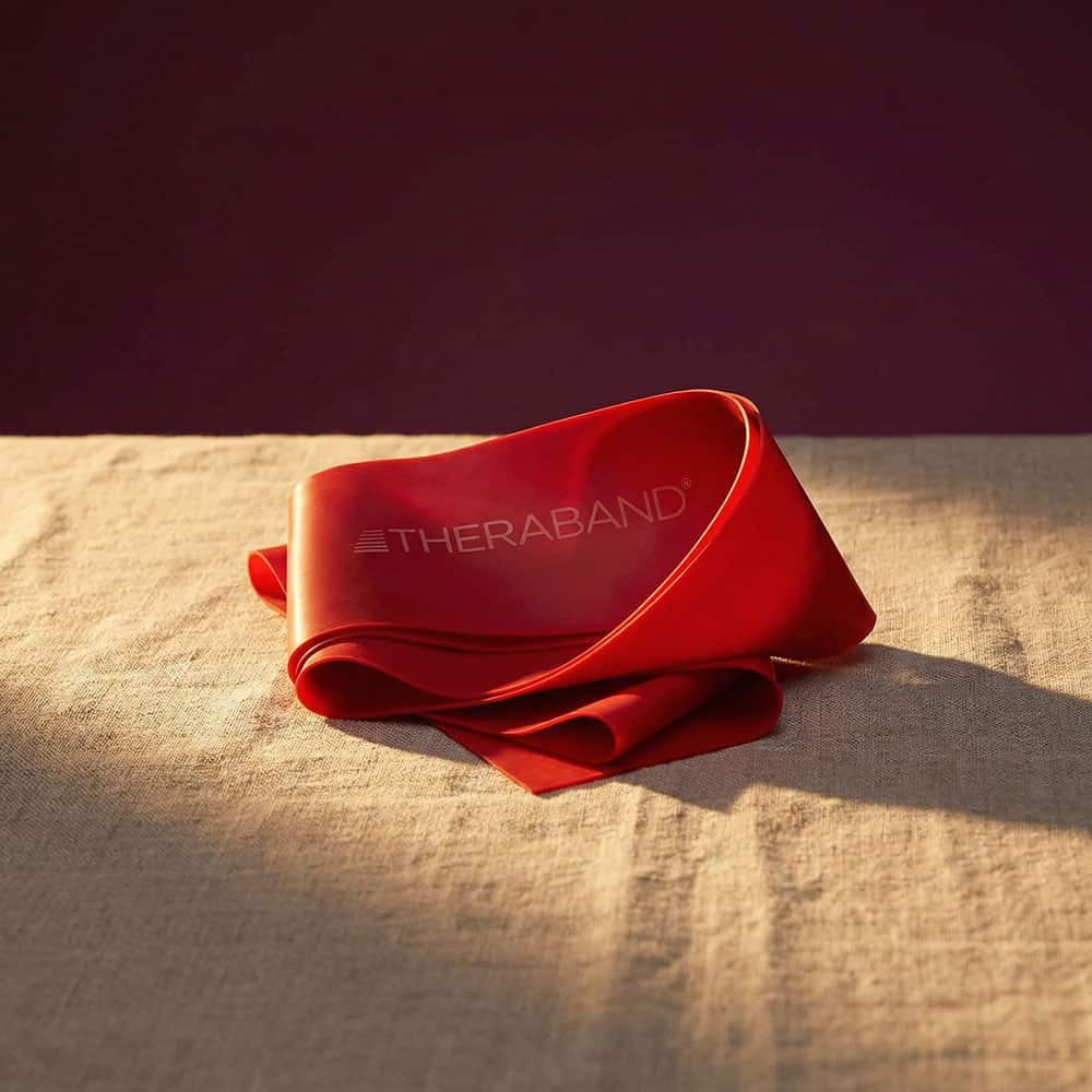 TheraBand Red Level 2 Medium - 5 ft Resistance Band