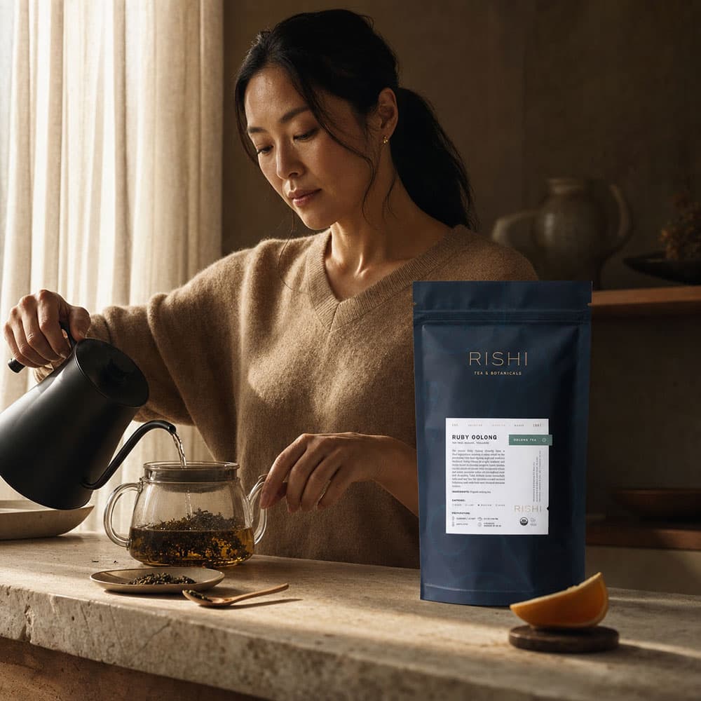 Ruby Oolong Organic Loose Leaf Tea - 8.81oz