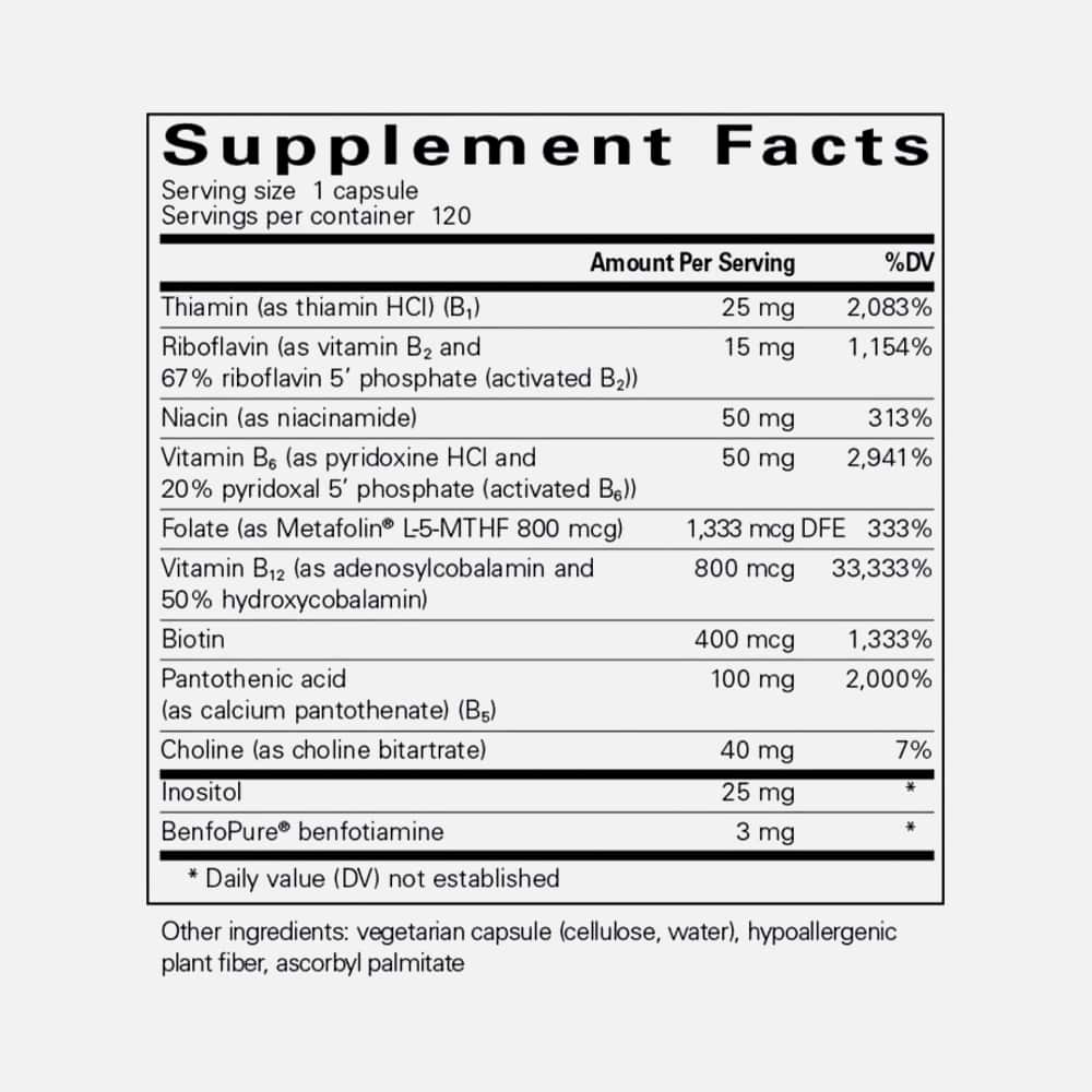 PureGenomics B-Complex L-5-MTHF