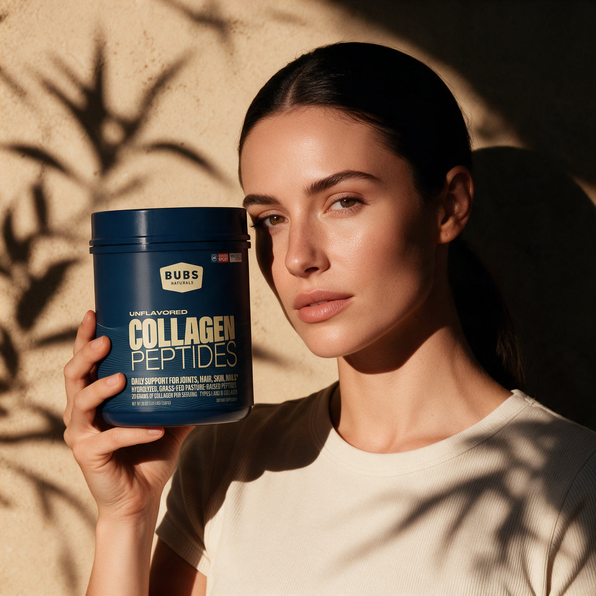 BUBS Naturals - Collagen Peptides Powder - Unflavored - 20 oz - 28 Servings