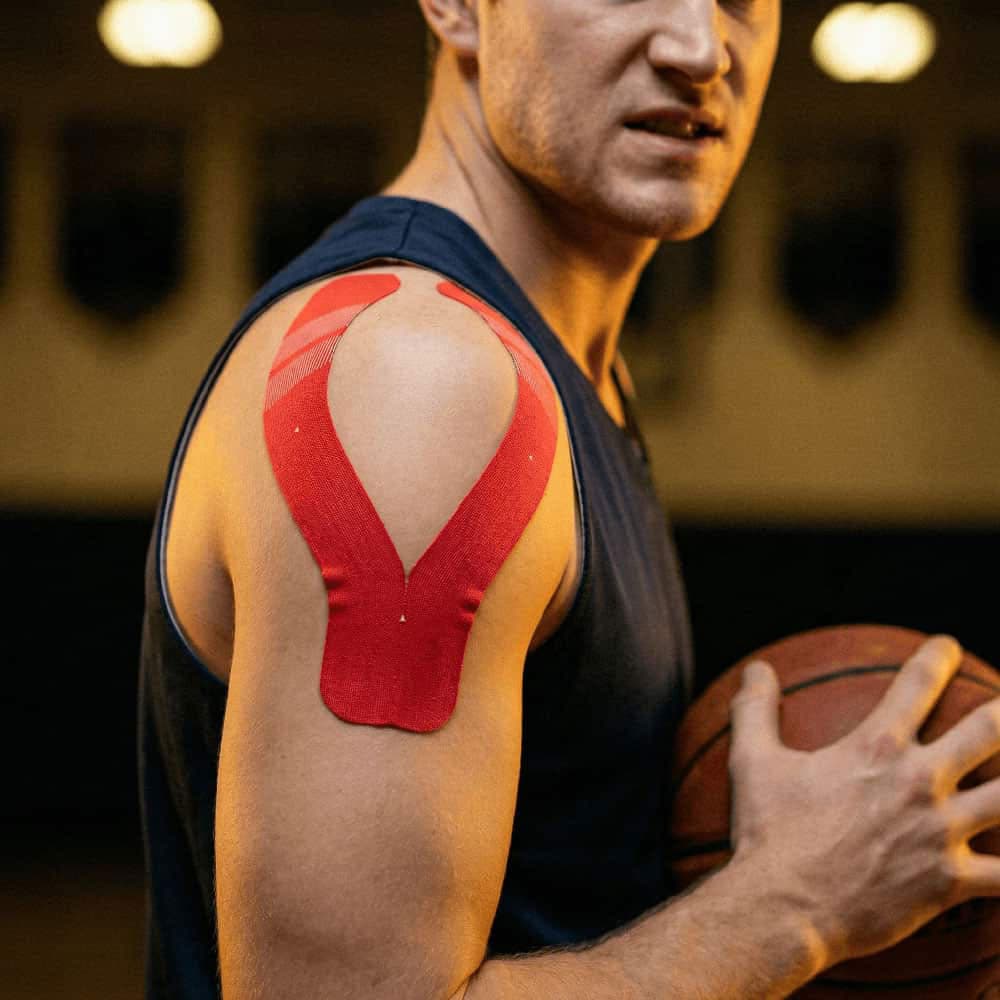 KT Tape Pro Kinesiology Tape - 125 ft Roll (Red)