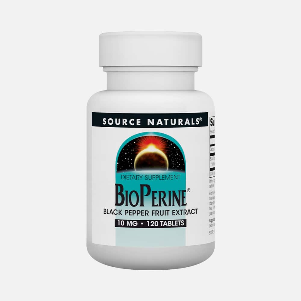 BioPerine Black Pepper Extract 10mg - 120 Tablets