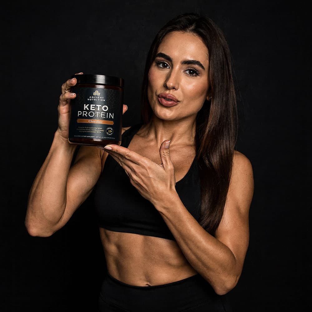 Keto Protein Powder Chocolate 18g - 17 Servings (Powder)