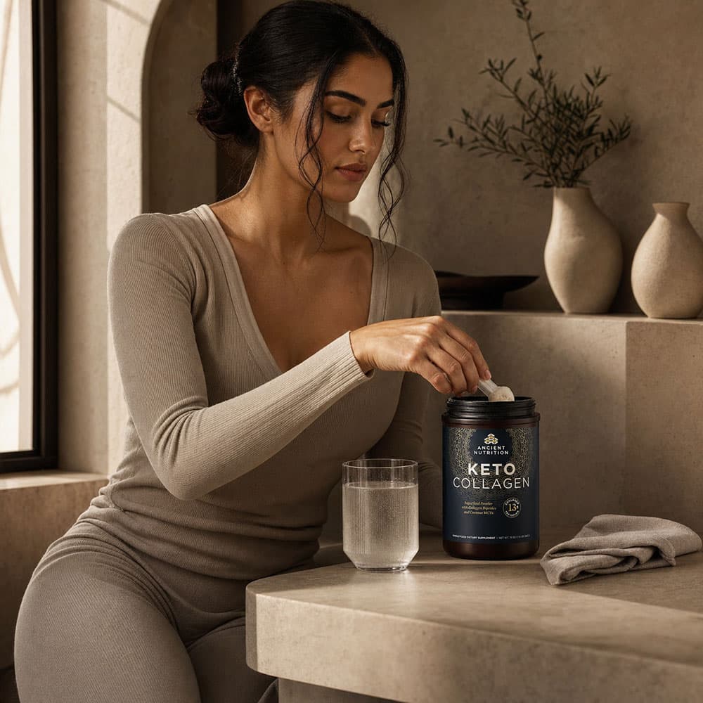 Keto Collagen Peptides 15g with MCT - 30 Servings Powder