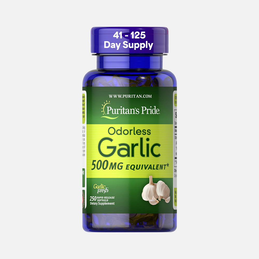 Odorless Garlic 500mg - 250 Softgels