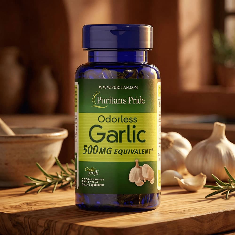 Odorless Garlic 500mg - 250 Softgels