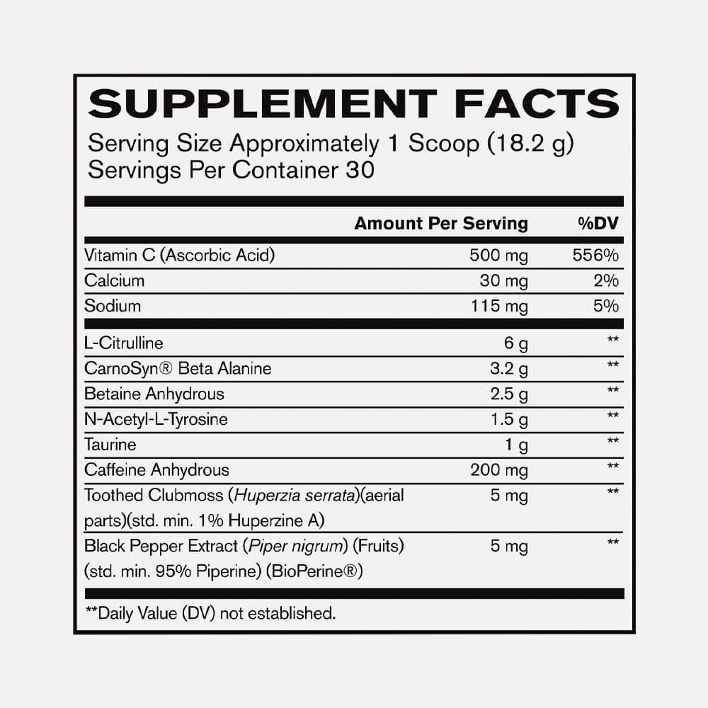 Flight Pre Workout Blue Raspberry - 30 Servings Powder