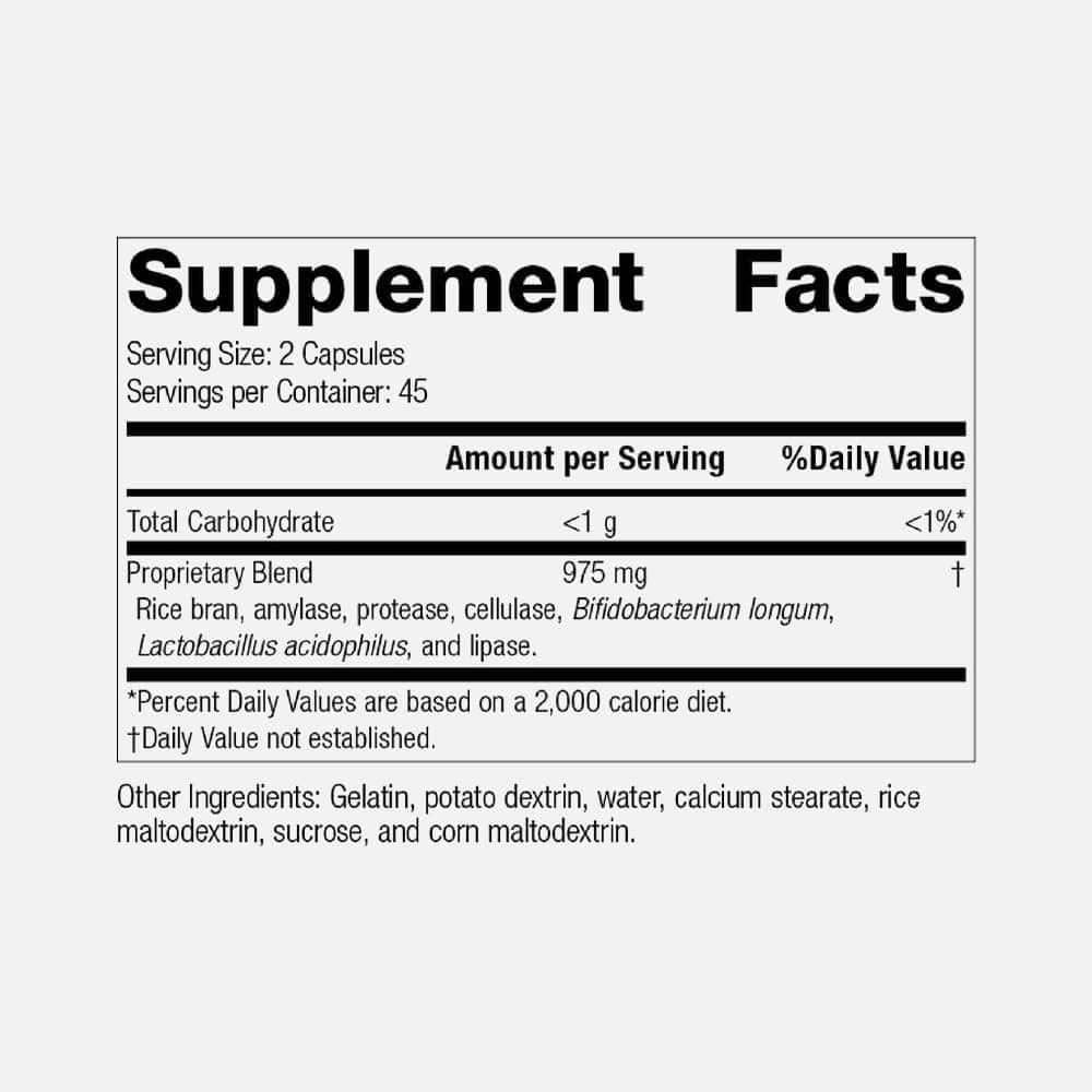 Lact-ENZ Digestive Enzymes & Probiotic - 90 Capsules
