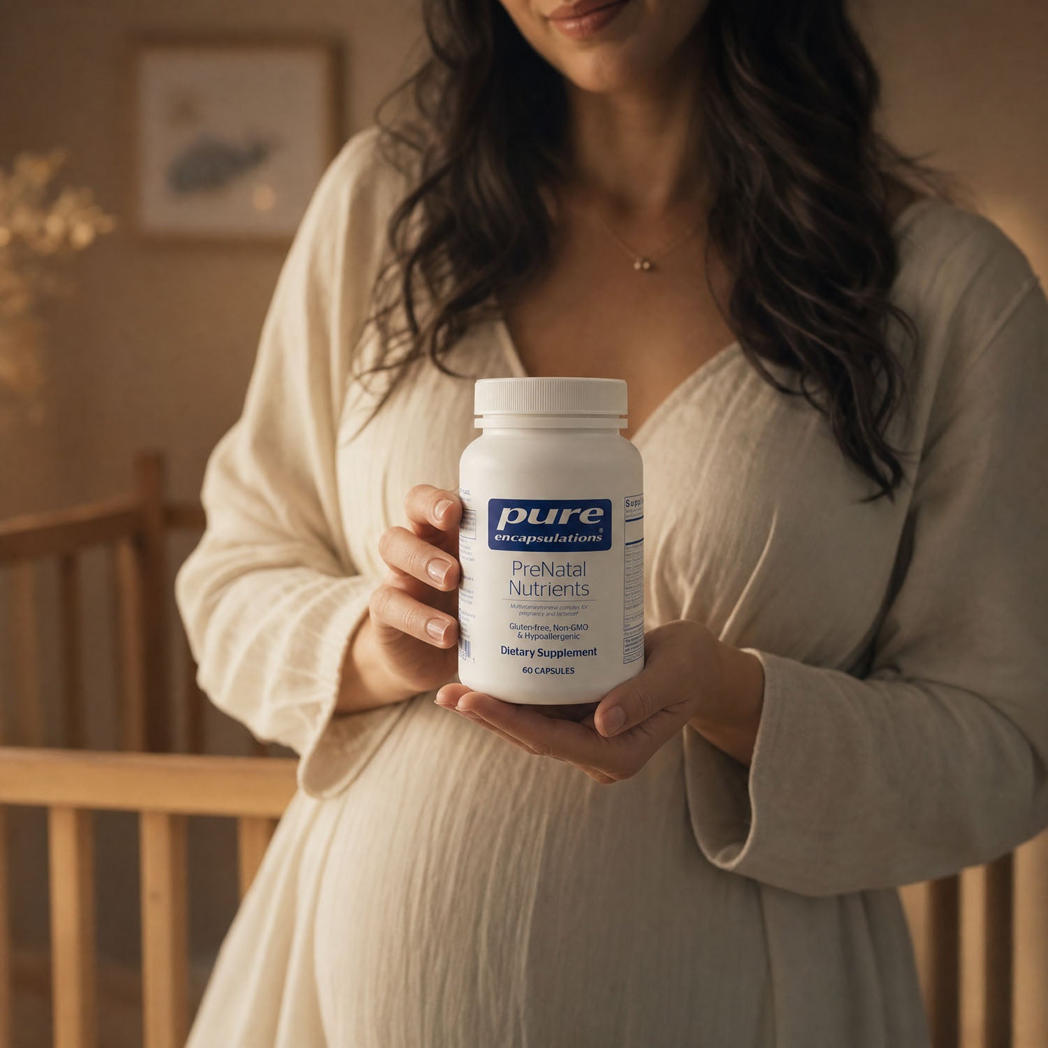PreNatal Nutrients with Folate & Iron - 60 Capsules