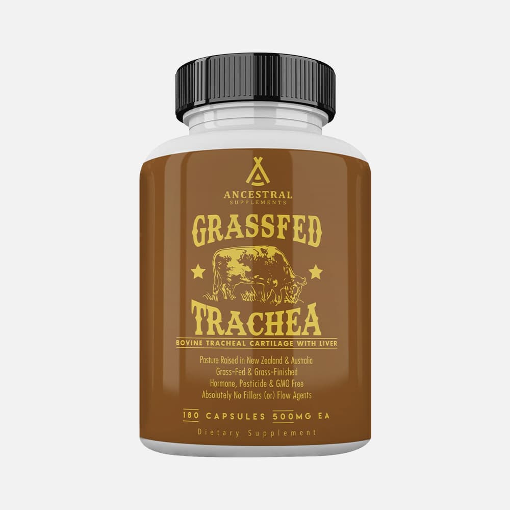 Bovine Tracheal Cartilage with Liver - 180 Capsules