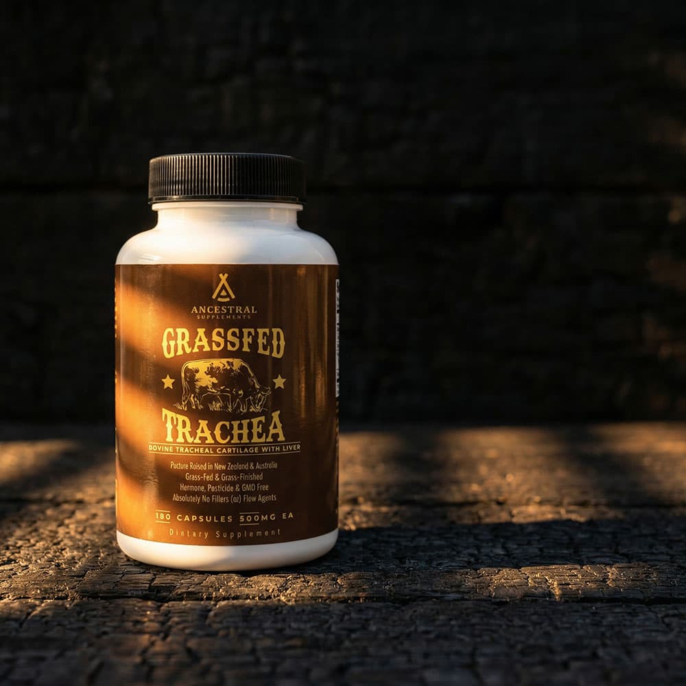 Bovine Tracheal Cartilage with Liver - 180 Capsules