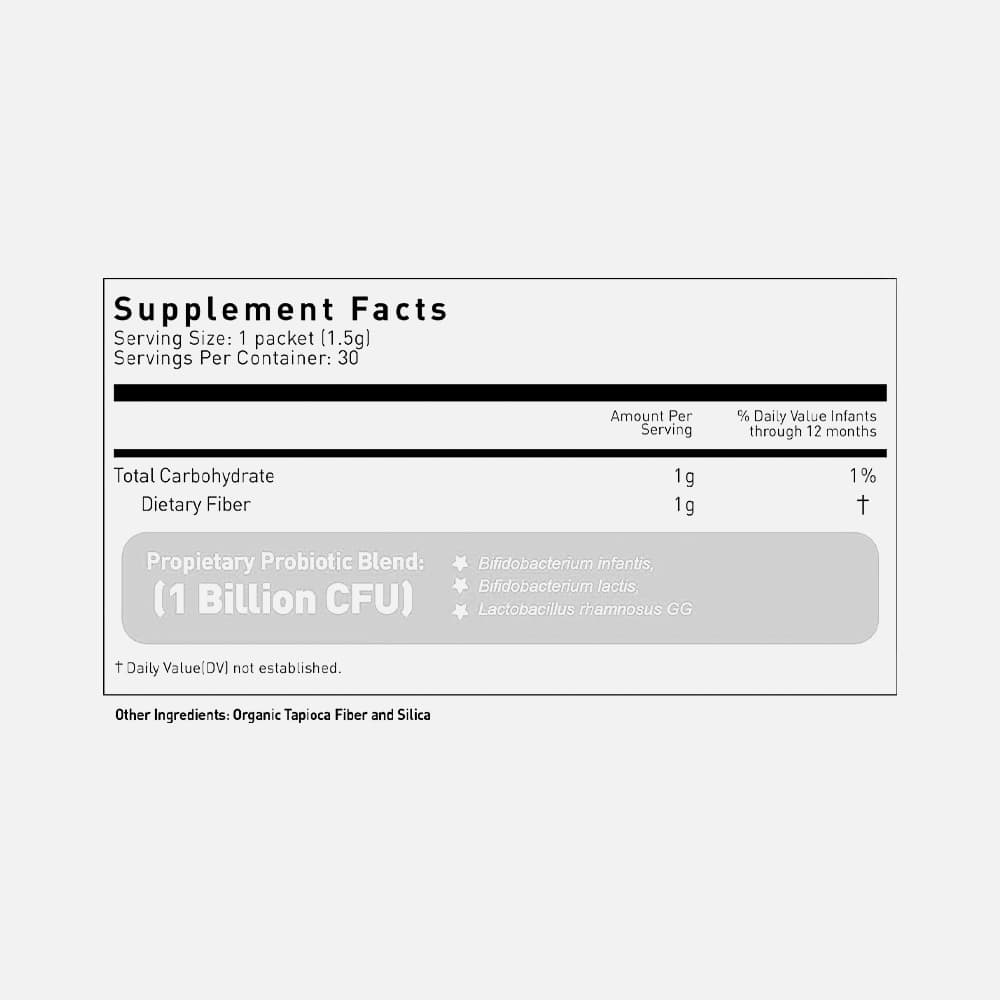 Infant Probiotic Powder 1 Billion CFU - 30 Stick Packs