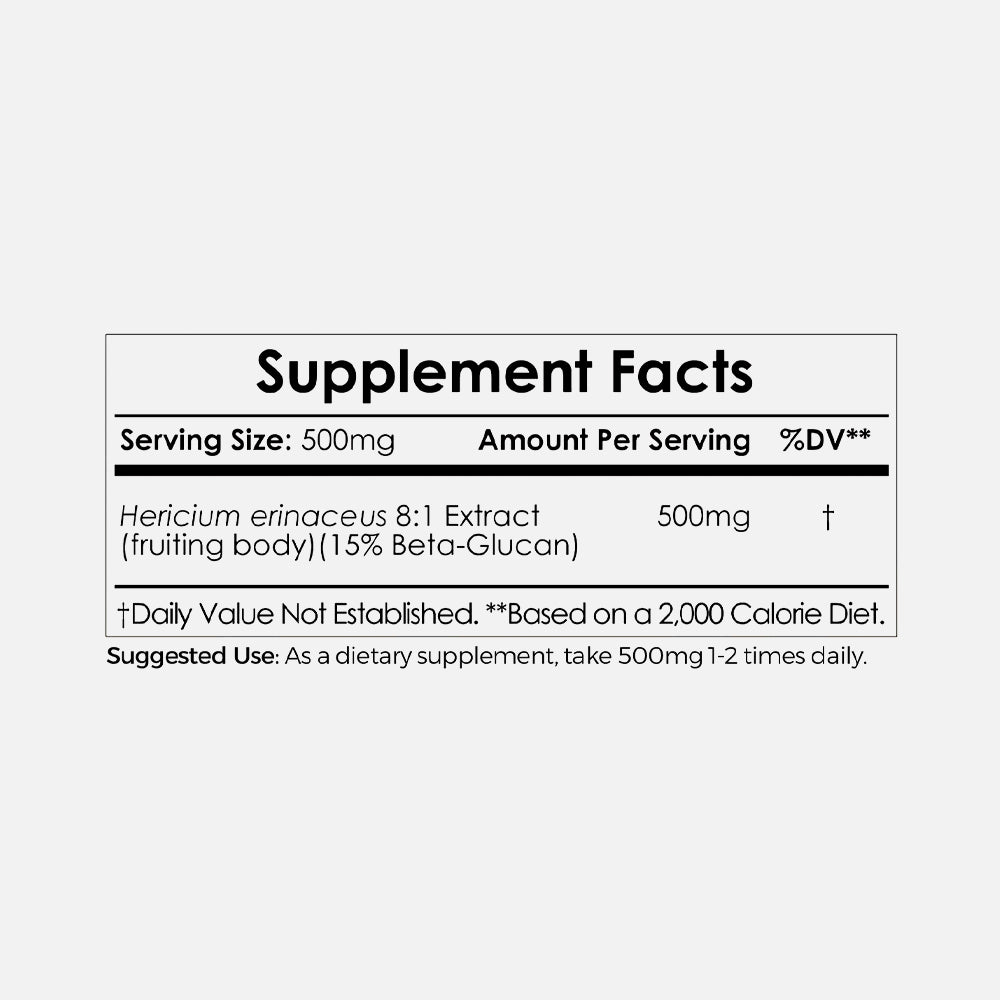 Lion's Mane Dual Extract - Powder