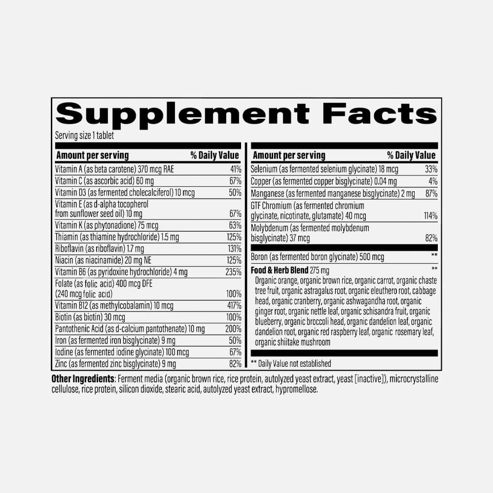 MegaFood Women's One Daily Multivitamin - 72 Tablets