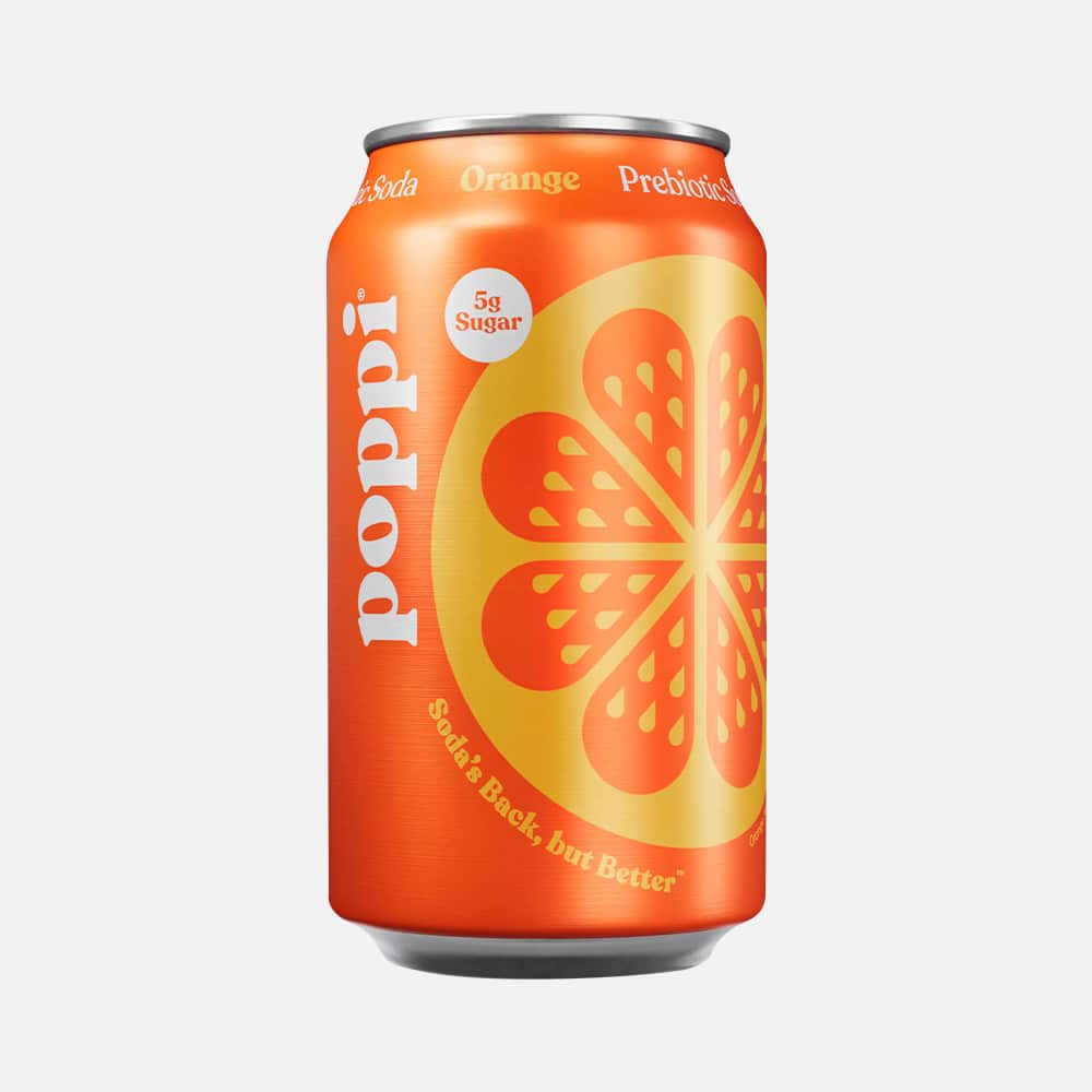 Poppi Orange Prebiotic Soda 12oz - Single Can