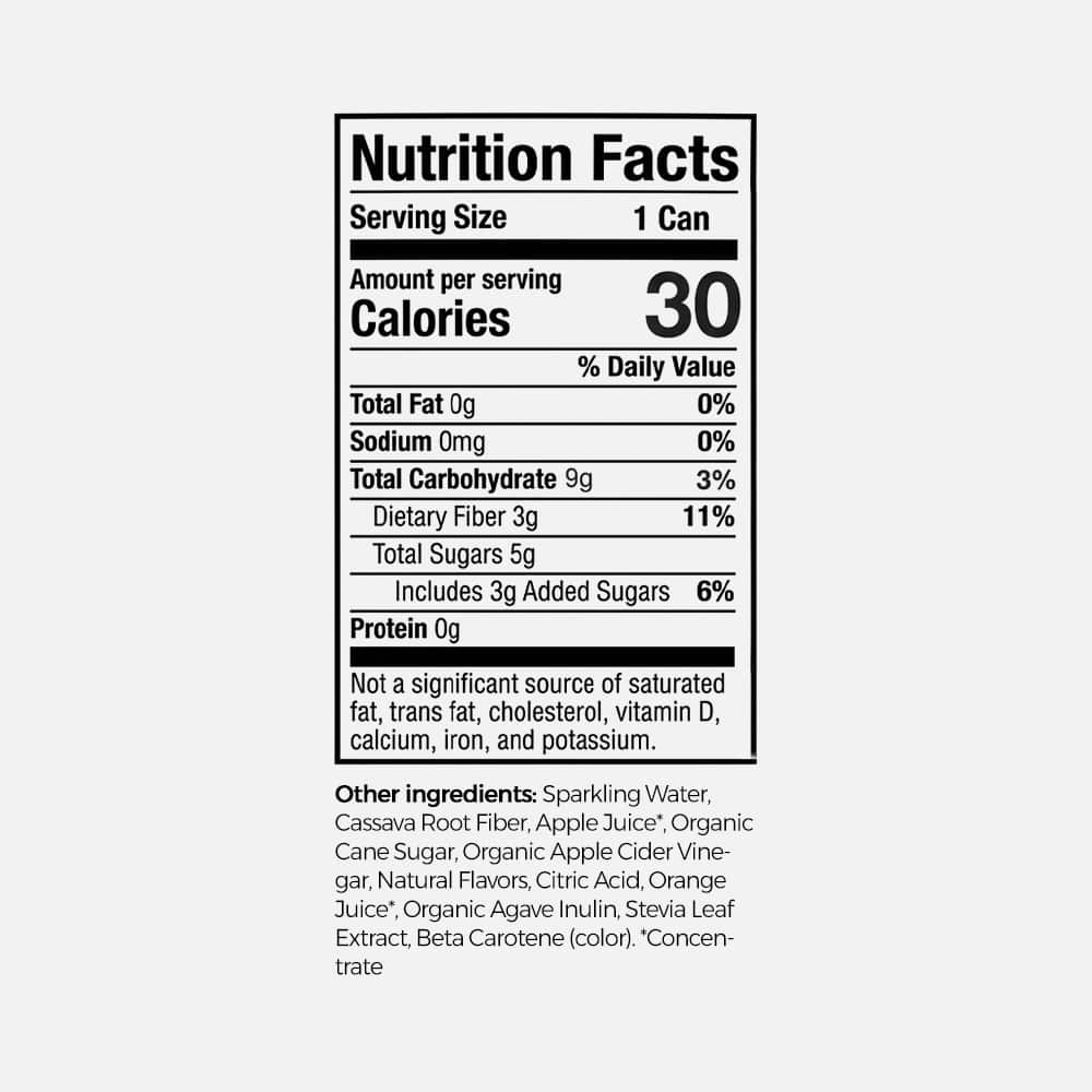 Poppi Orange Prebiotic Soda 12oz - Single Can
