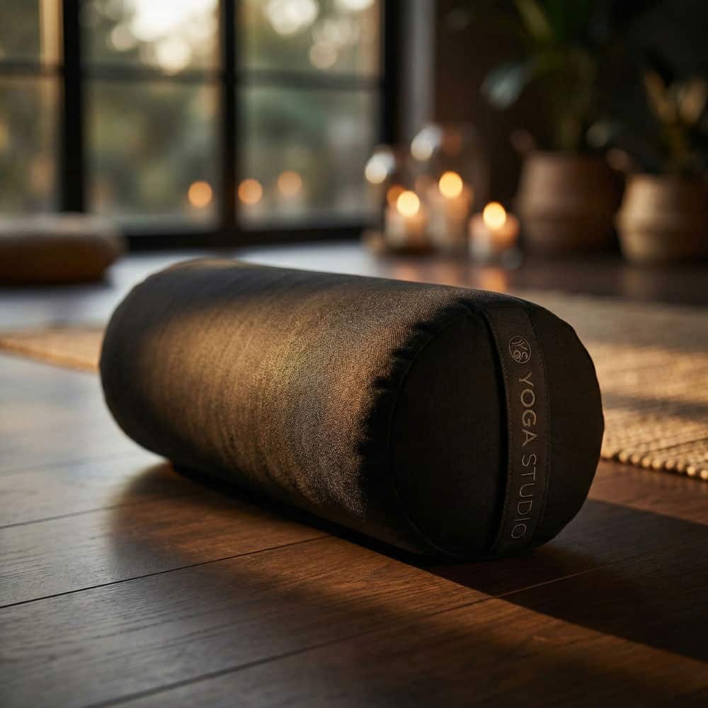 Organic Buckwheat Yoga Bolster - 62cm Cushion