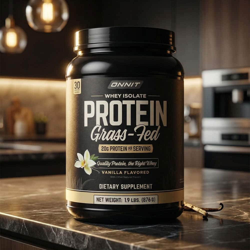 Grass Fed Whey Isolate 20g - 30 Servings Powder