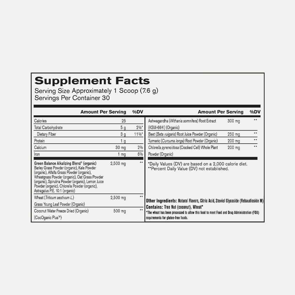 Strong Greens Superfood Powder Lemon - 30 Servings