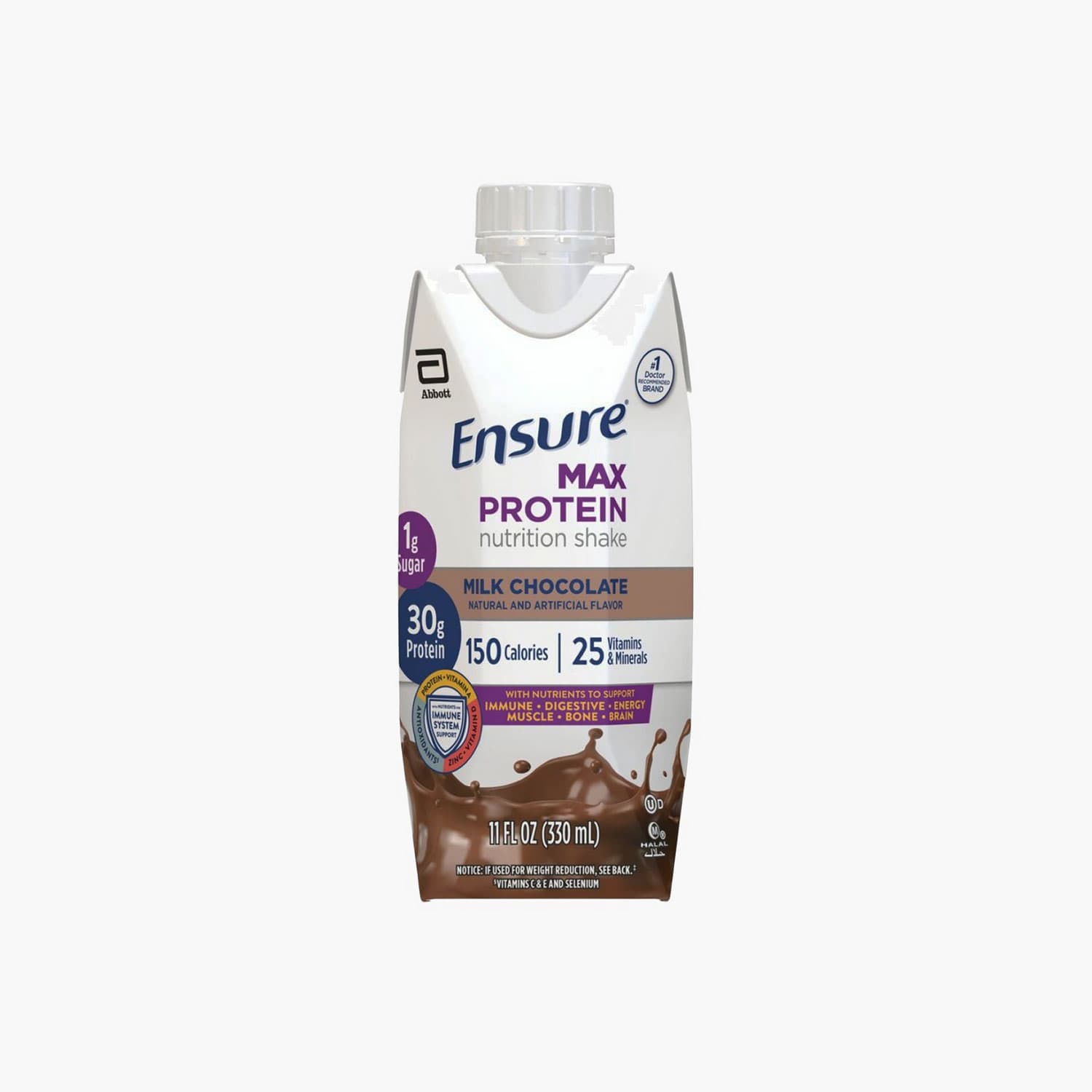 Ensure - Max Protein Shake Milk Chocolate - 325 ml 12-Pack