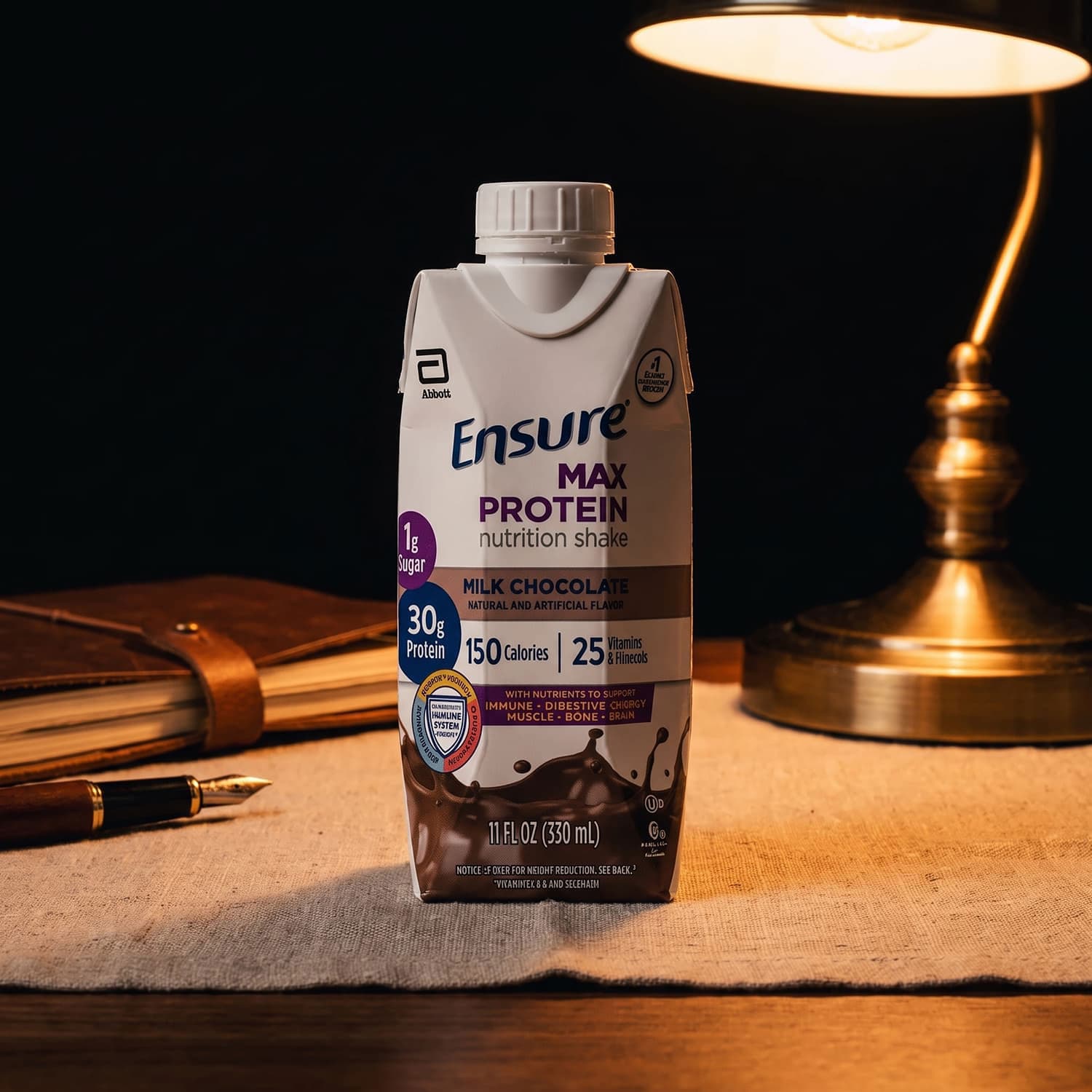 Ensure - Max Protein Shake Milk Chocolate - 325 ml 12-Pack