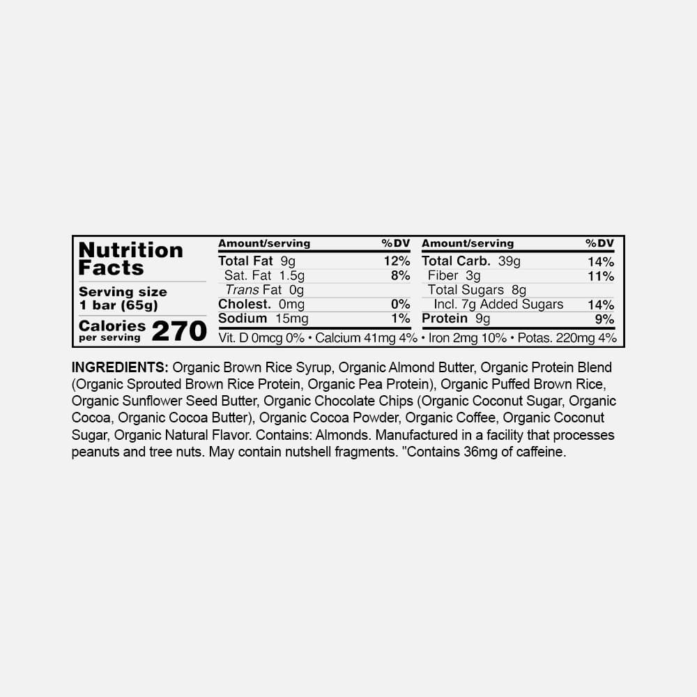 GoMacro MacroBar Mocha Chocolate Chip - 12 Bars