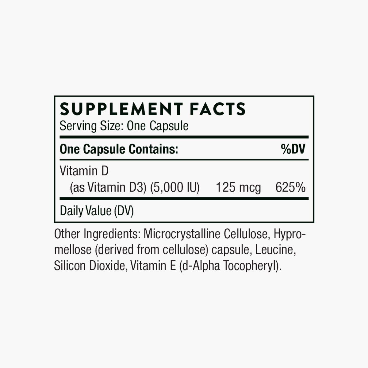 Vitamin D3 5000 IU
